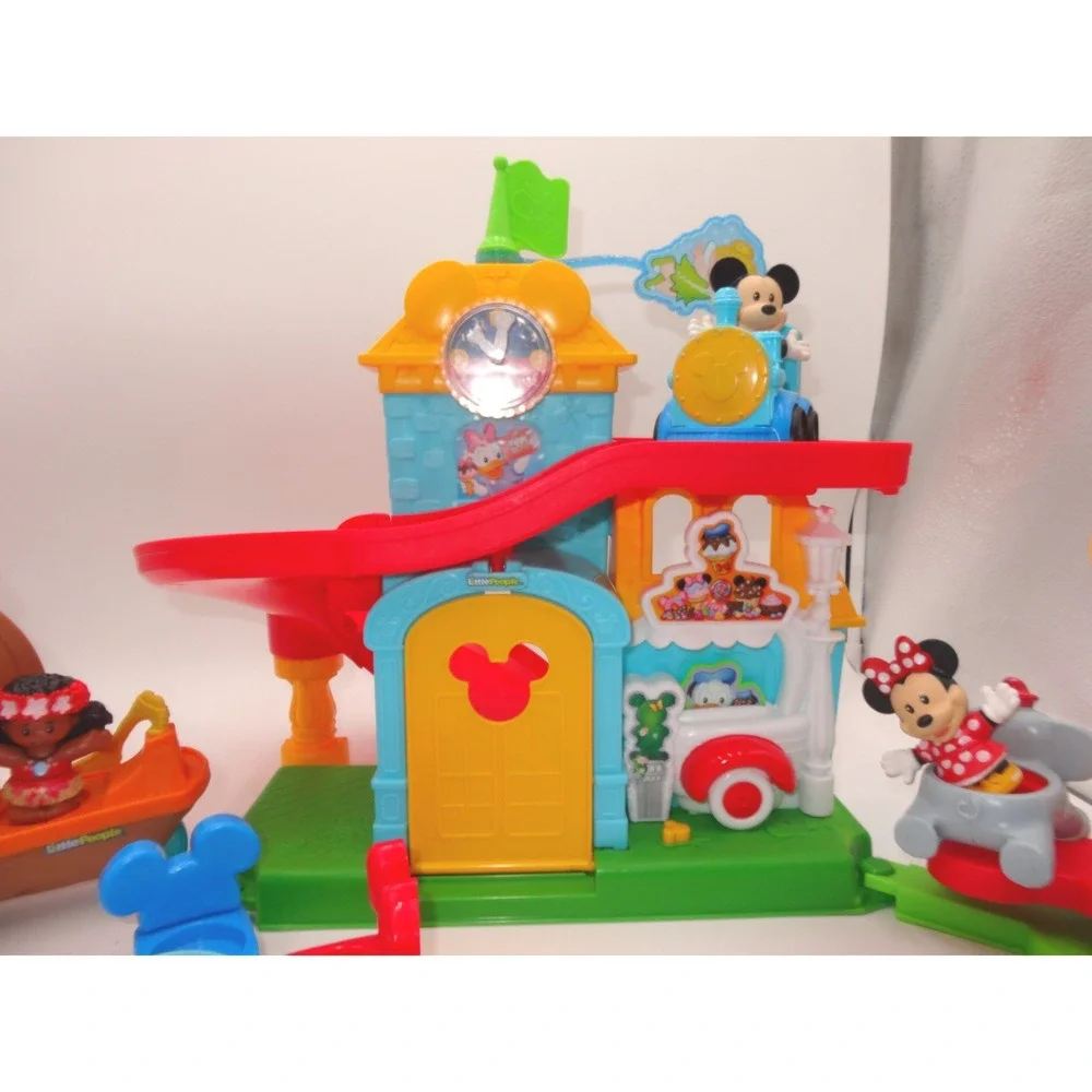 Fisher Price Little People Magical Day At Disney Playset Musical Mickey Moana
